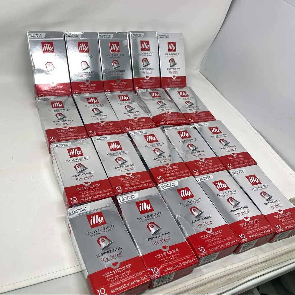 Nespresso illy Espresso Classico Coffee, Classic Roast 200 capsules